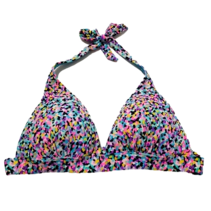 Victoria's Secret Multi-colored Bikini Top Sz L